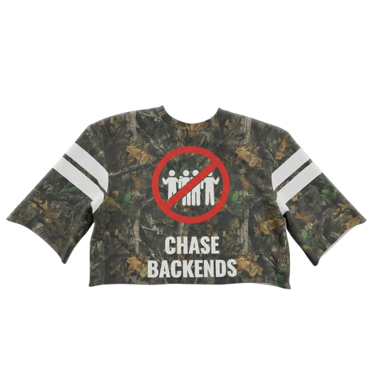 Chase Backends Camo Graphic Cropped Tee
